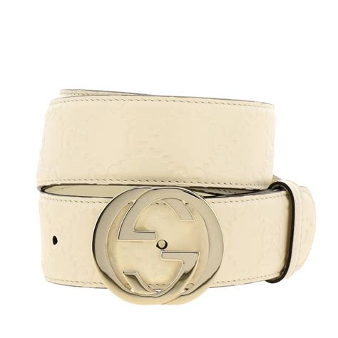 etichette gucci bianche sottile|cinture Gucci.